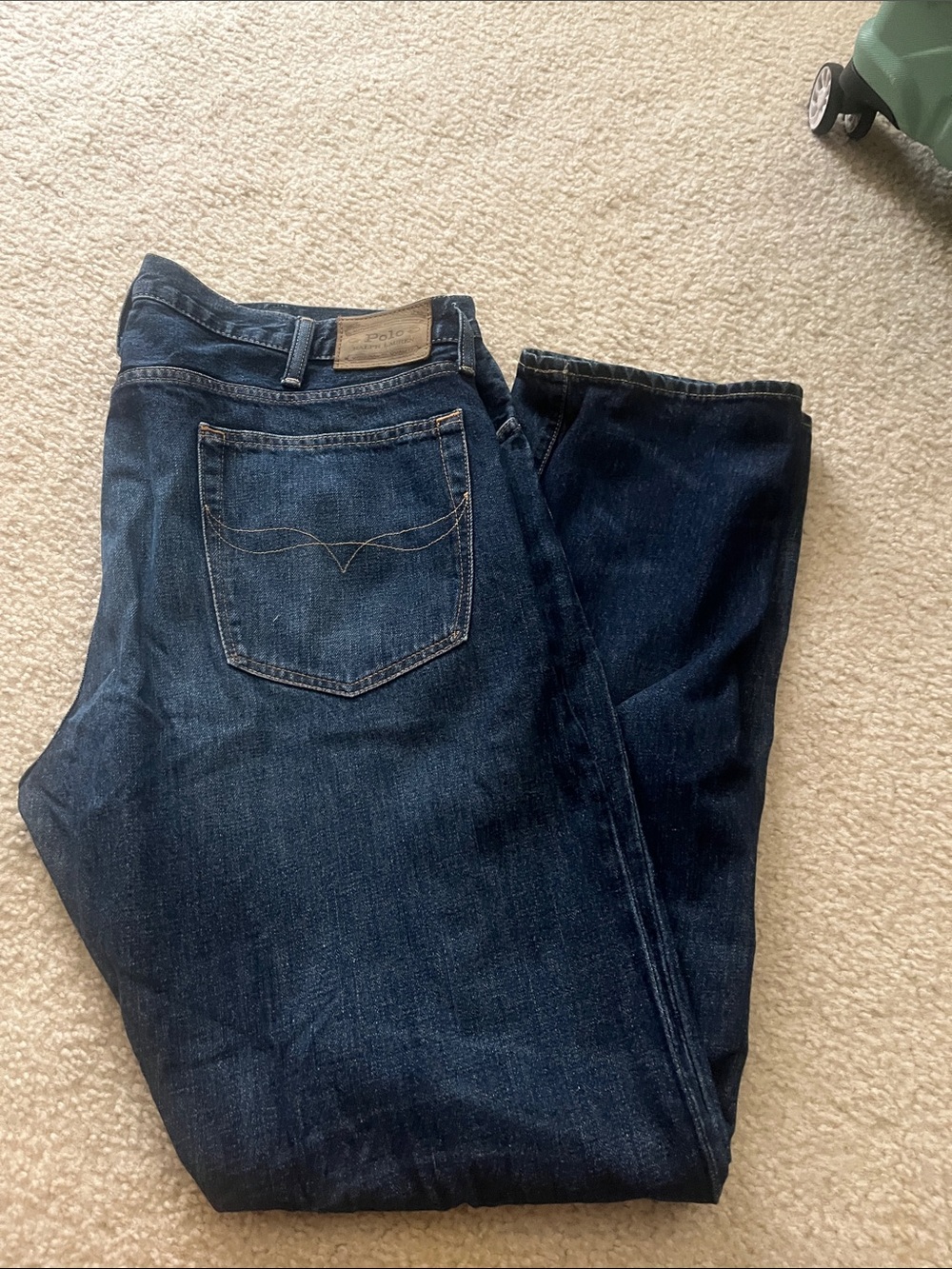 Polo Men's Dark Blue Bootcut Jeans